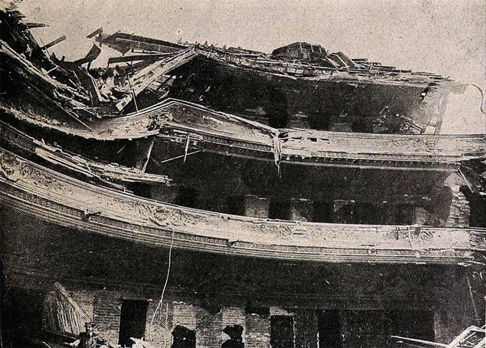 Vistas de Valparaíso después del terremoto de 1906