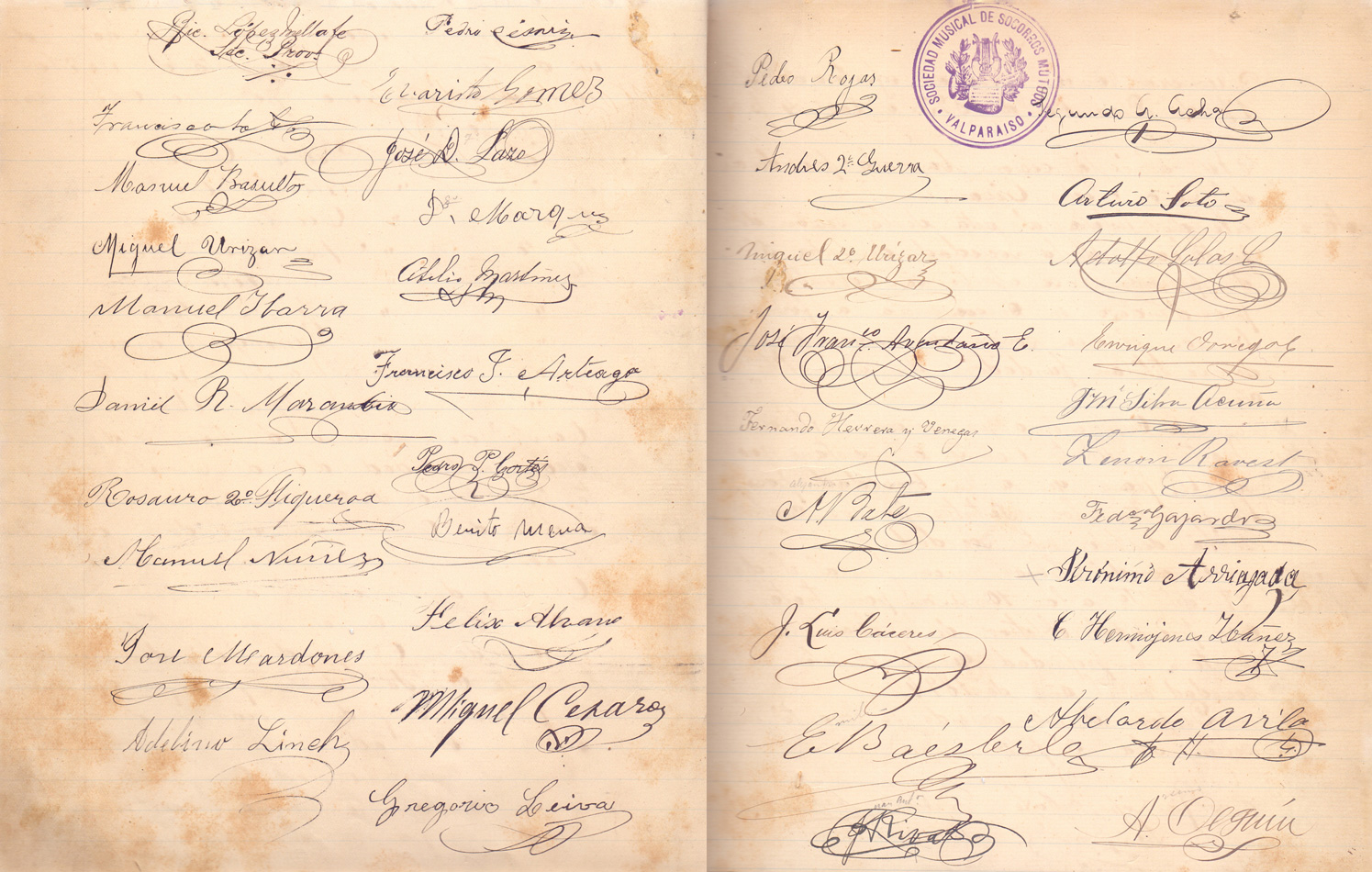 Socios Fundadores SMSMV, 5 diciembre1893