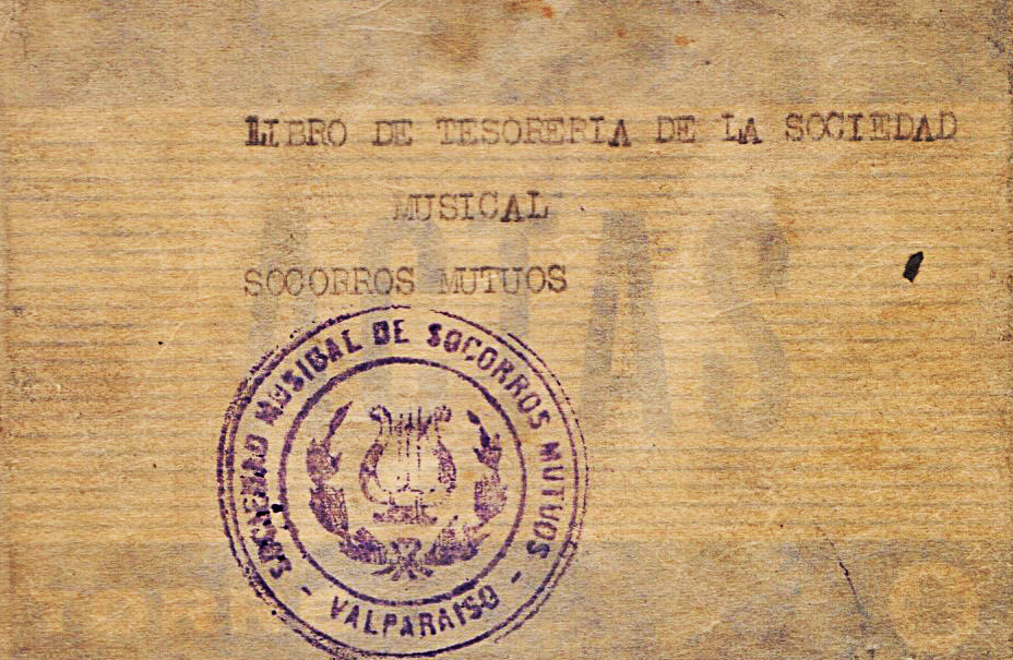 Portada de Libro de Tesorería de la SMSM de Valparaiso